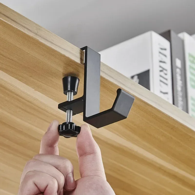 Headphone Stand Desk - 1/2 pieza Gancho ajustable para borde