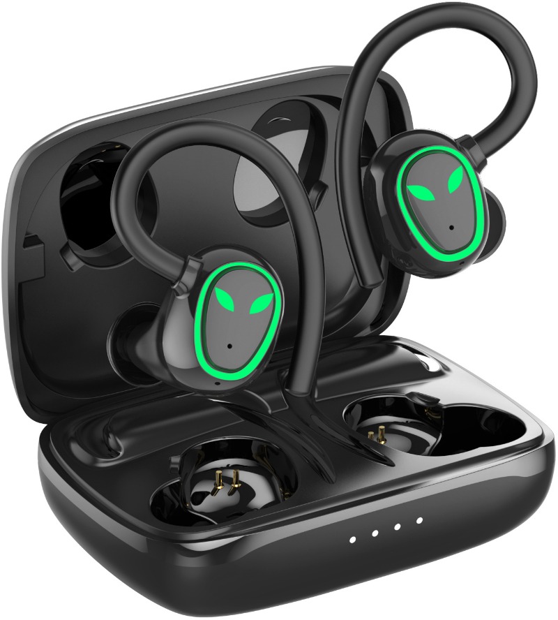 Sports Earphone Hook - Auriculares deportivos Bluetooth personalizados, con gancho