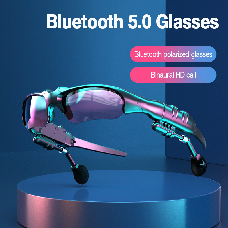 Bluetooth Headset On Ear - Auriculares estéreo 5,0, inalámbricos con micrófono,