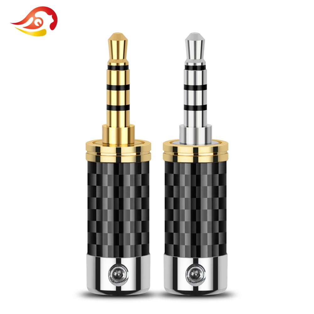 Audiophile Headphone Wired - QYFANG-adaptador Estéreo balanceado de 4 polos,