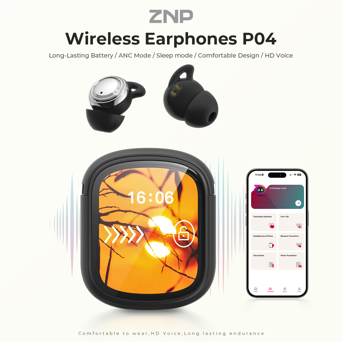 Audífonos ZNP P04 para Dormir  - Noise Cancelling Headphone reseña y precio